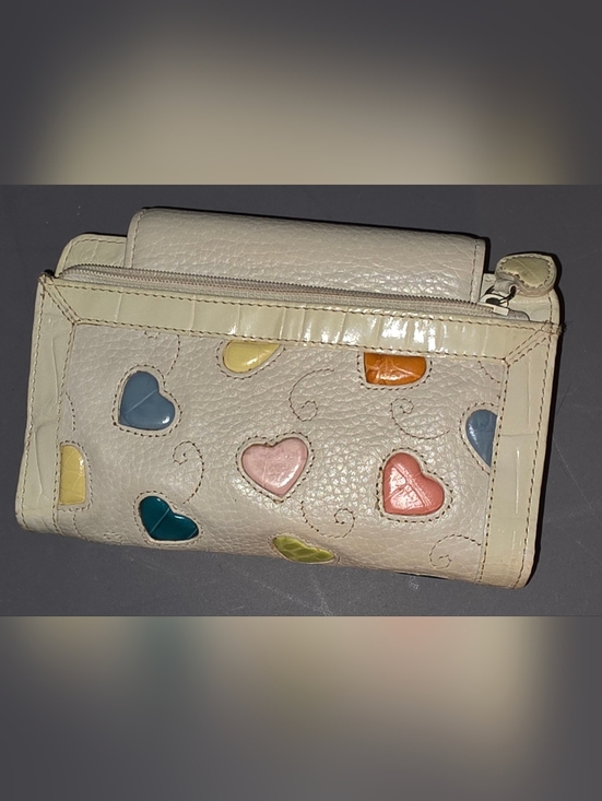 Brighton Fresca Colorful Hearts Purse & Wallet Set - Picture 4 of 6